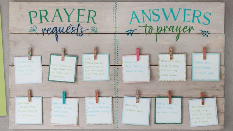 Prayer Board - Focus on the Family